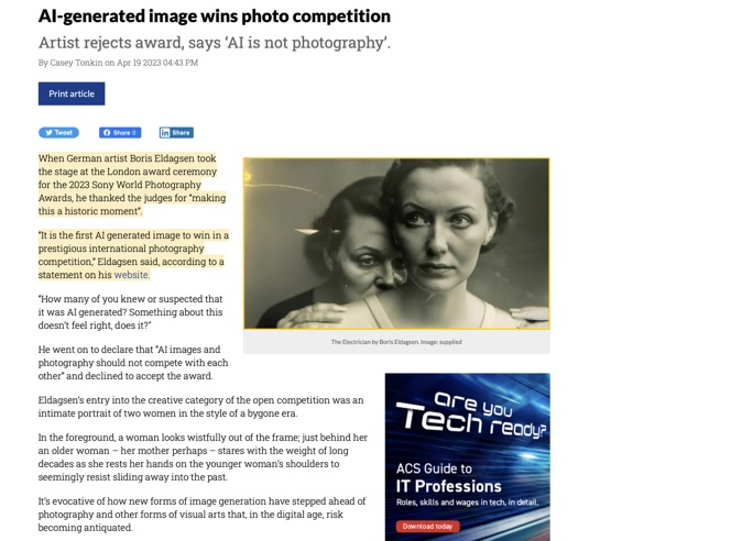 ai generated image wins photo comp