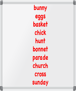 Easter Spelling Words