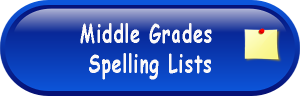 middle grades spelling lists