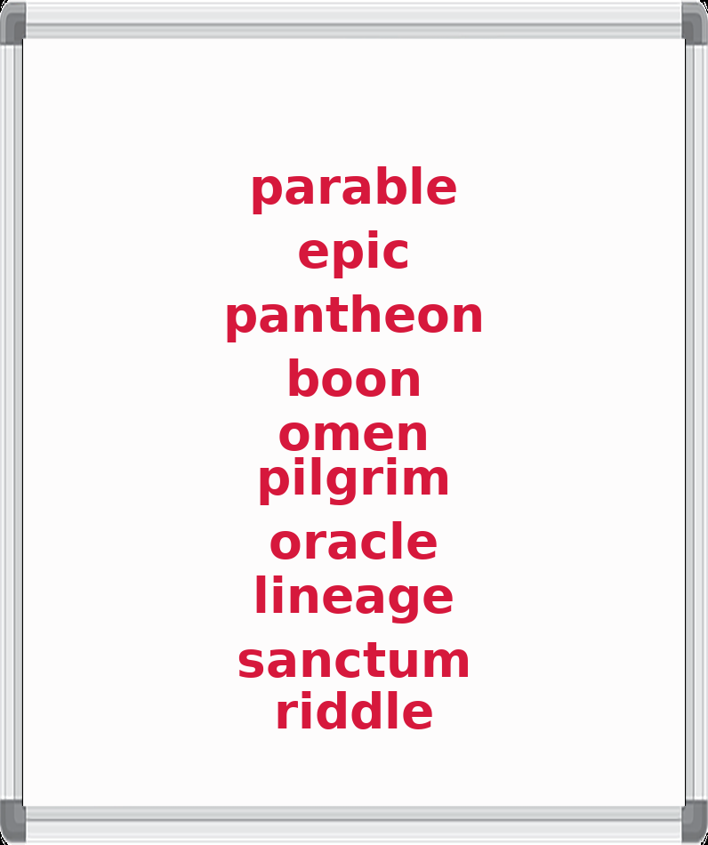 Folktales and mythology spelling list
